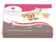 Feinzucker Bouquet Curly Rose Freesia - Tortendekoshop
