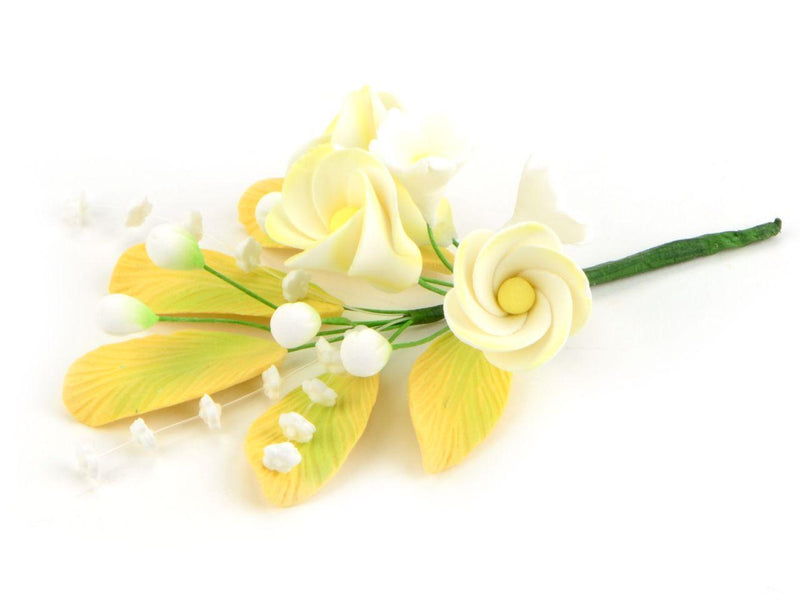 Feinzucker Bouquet Frangipani - Tortendekoshop