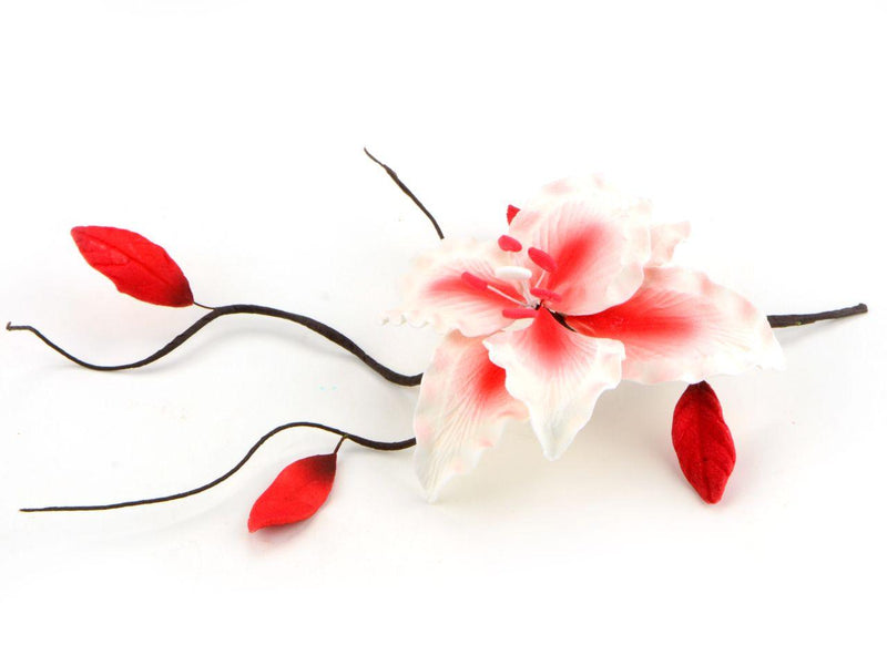 Feinzucker Bouquet Rubrum Lily - Tortendekoshop