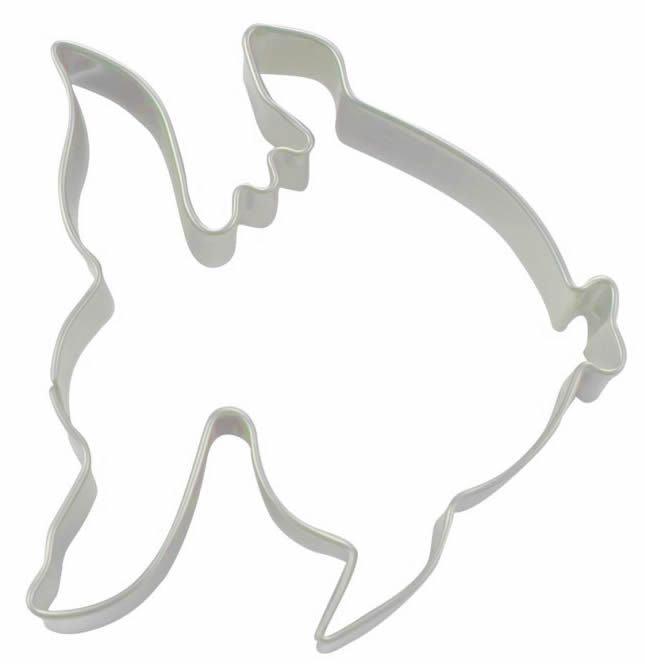 Fisch Ausstechform, Edelstahl - Tortendekoshop