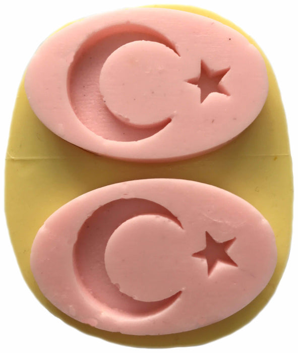 Flagge Turkei Silikonform - Tortendekoshop