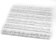 Fondant Buchstaben Ausstecher Set, gross - Tortendekoshop