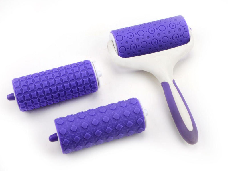 Fondant Prägerolle, 3er Set - Tortendekoshop