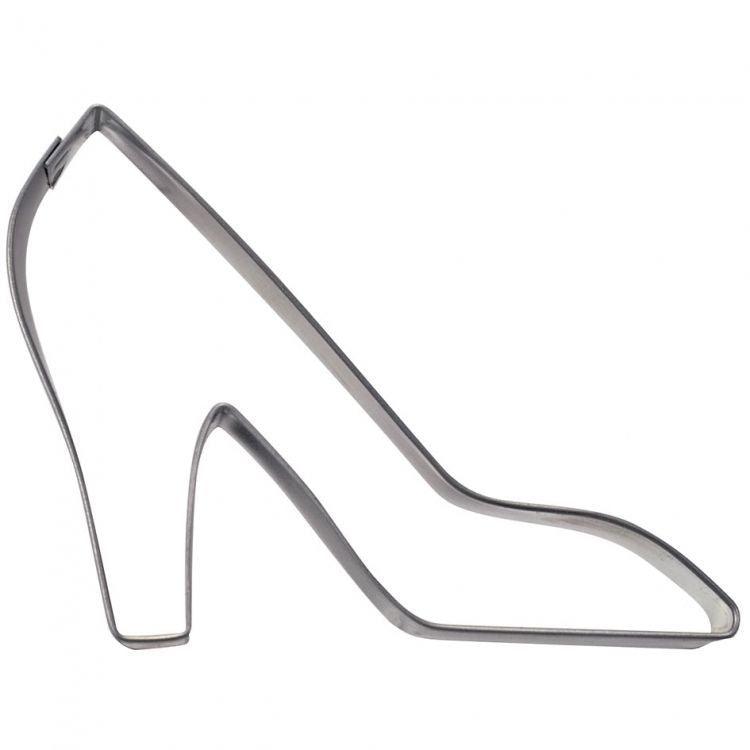Frau Schuhe Ausstechform, Edelstahl - Tortendekoshop