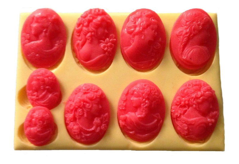 Frauen Gesicht Silikonform - Tortendekoshop