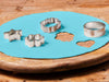 Funcakes Ausgerollte Rollfondant babyblau Durchmesser, 36cm - Tortendekoshop