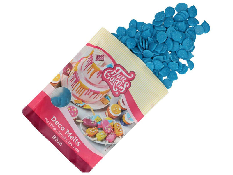 FunCakes Deko Melts Blau, 250g - Tortendekoshop