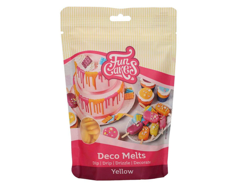 FunCakes Deko Melts Gelb, 250g - Tortendekoshop