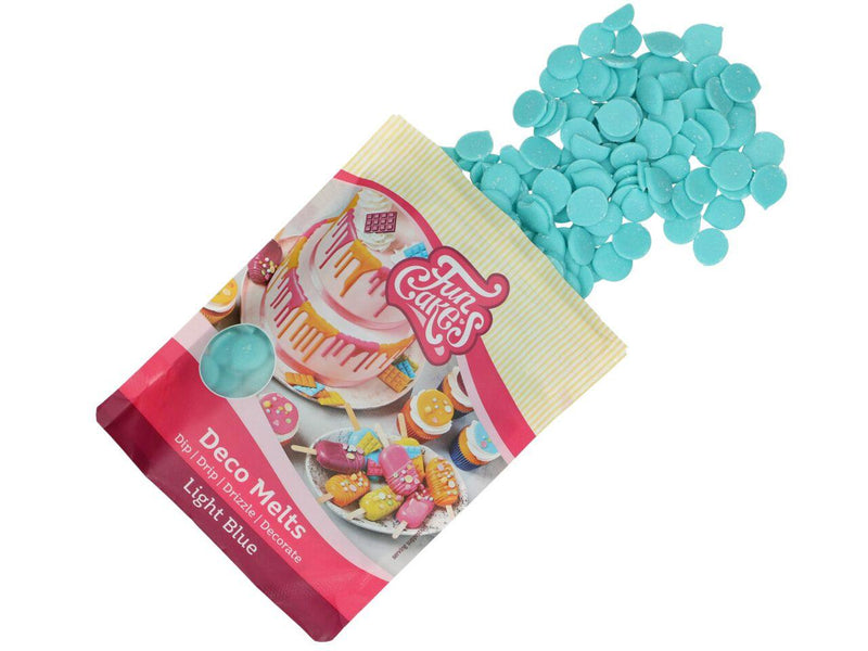 FunCakes Deko Melts Hellblau, 250g - Tortendekoshop