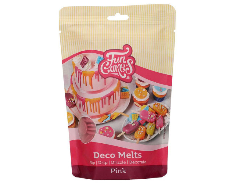 Funcakes Deko Melts Rosa, 1kg - Tortendekoshop
