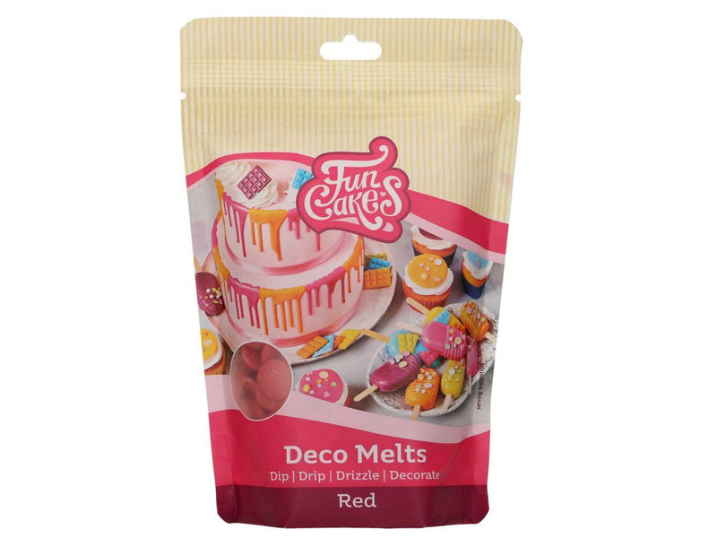 FunCakes Deko Melts Rot, 250g - Tortendekoshop