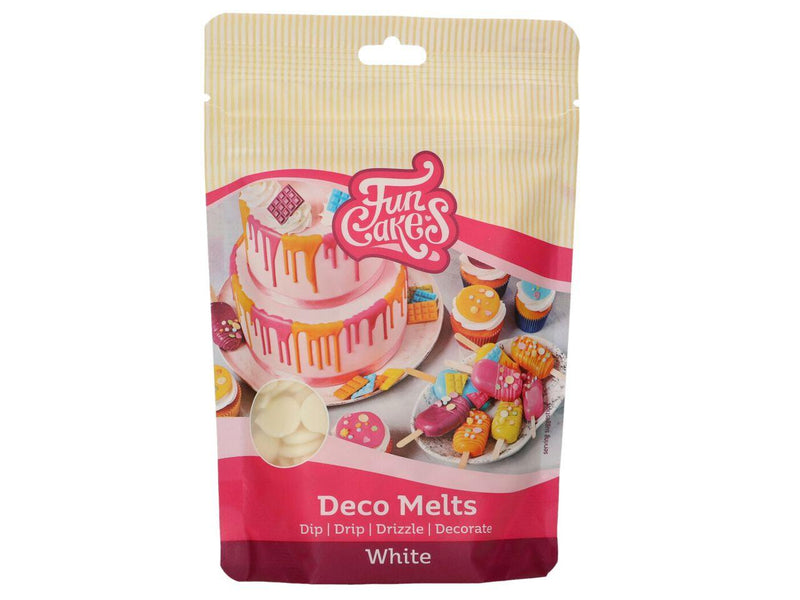 FunCakes Deko Melts weiß, 250g - Tortendekoshop