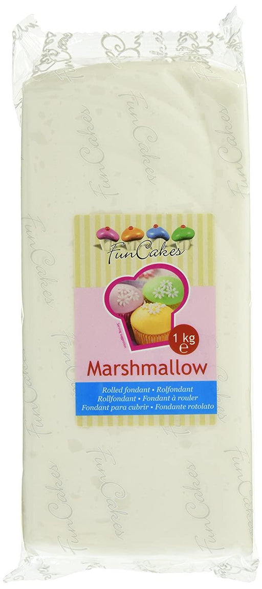 Funcakes Fondant Flavour Marshmallow, 1kg - Tortendekoshop