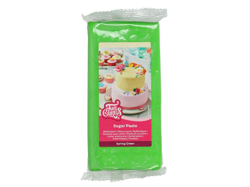 Funcakes Fondant Frühlingsgrün, 1kg - Tortendekoshop