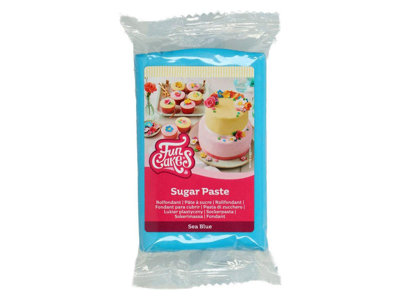 Funcakes Fondant Meerblau, 250g - Tortendekoshop