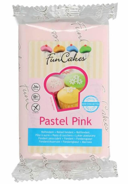 Funcakes Fondant Pastel Pink, 250gr. - Tortendekoshop