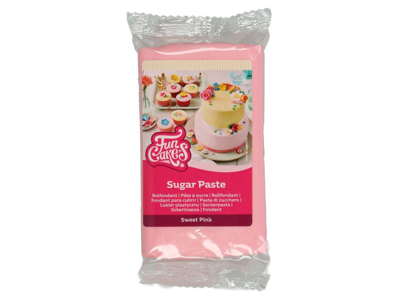 Funcakes Fondant rosa, 250g - Tortendekoshop