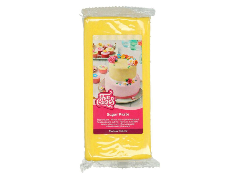 Funcakes Fondant Sonnen gelb, 1kg - Tortendekoshop