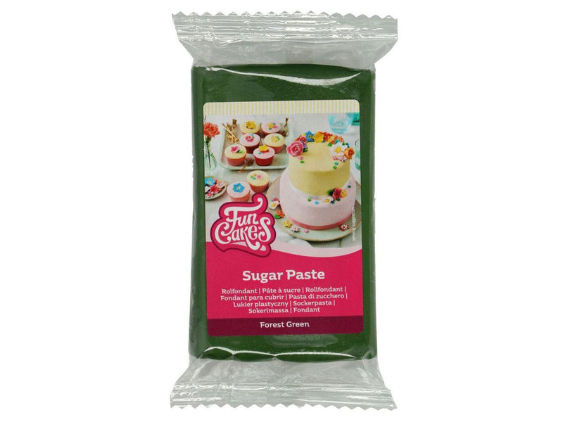 Funcakes Fondant Waldgrün, 250g - Tortendekoshop