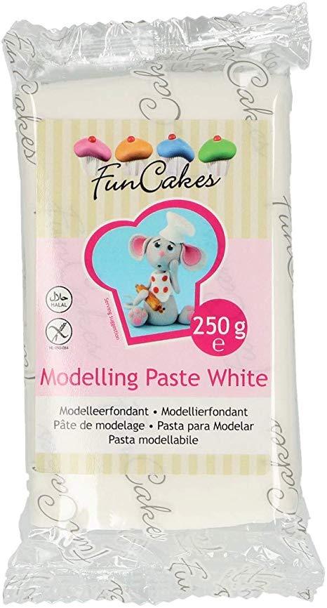 Funcakes Modellierpaste Weiß, 3x250g - Tortendekoshop