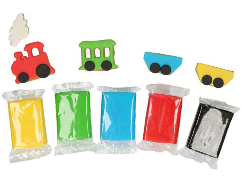 Funcakes Multipack Hauptfarben Rollfondant, 5x100g - Tortendekoshop