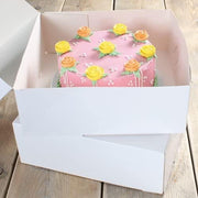 Funcakes Tortenschachtel weiß, 32x32x11,5cm, 2 Stück - Tortendekoshop