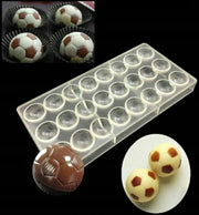 Fußball Pralinen, Schokoladenform - Tortendekoshop