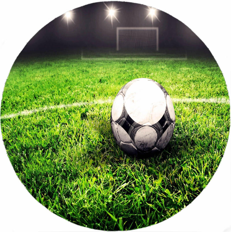 Fußball Thema-13 Runde Tortenaufleger - Tortendekoshop