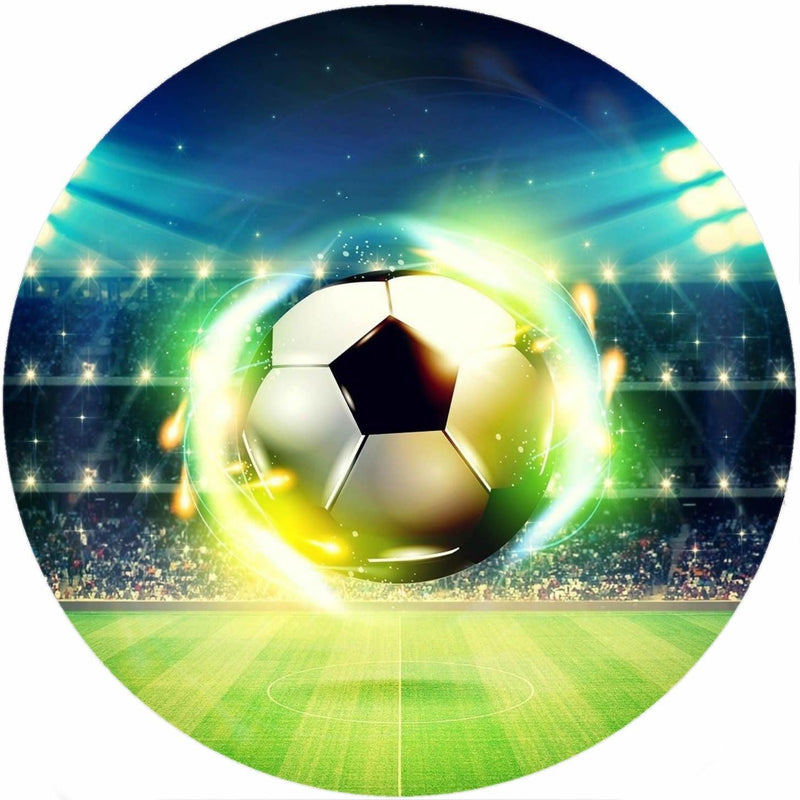 Fußball Thema-2 Runde Tortenaufleger - Tortendekoshop