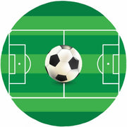Fußball Thema-5 Runde Tortenaufleger - Tortendekoshop