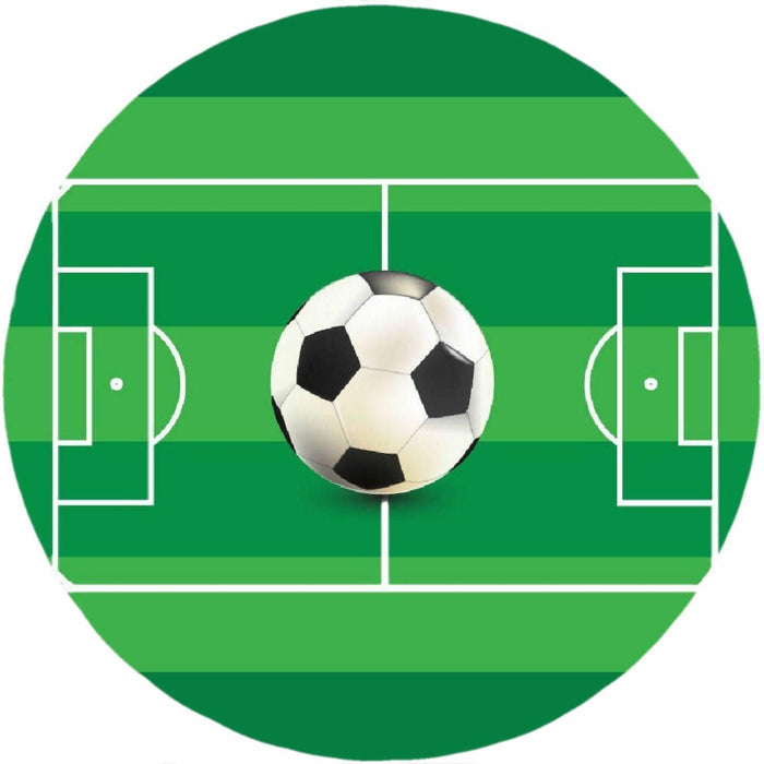Fußball Thema-5 Runde Tortenaufleger - Tortendekoshop