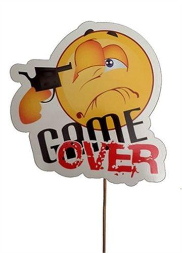 Game Over Deko Sprechballon - Tortendekoshop