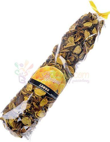 Gelb getrocknete Deko Blumen - Tortendekoshop