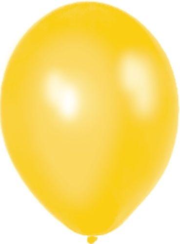 Gelb Metallic Luft Ballon - Tortendekoshop