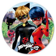 Generique, Ladybug Miraculous Runde Tortenaufleger - Tortendekoshop