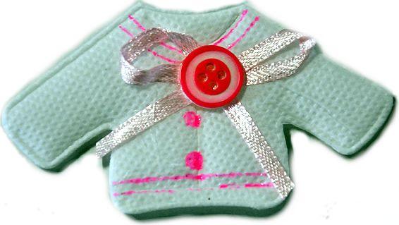 Geschenk Schachtel Baby Jäckchen mit Schleife - Tortendekoshop