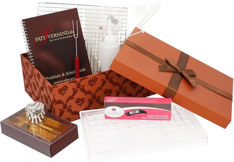 Geschenkset Rezeptbuch, Zubehör im Geschenkkarton - Tortendekoshop