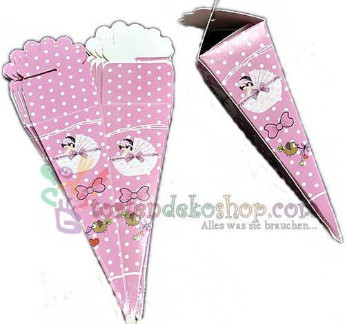 Girl Babywagen Zuckertüten - Tortendekoshop