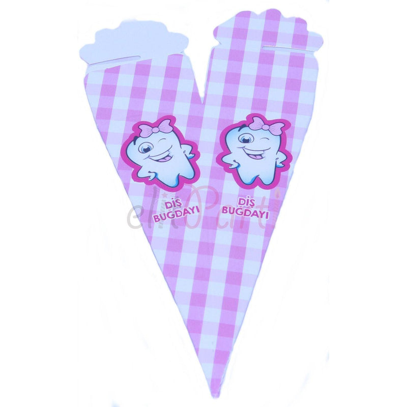 Girl erster Zahn Zuckertüten - Tortendekoshop