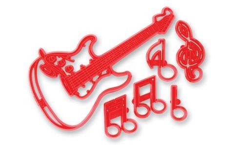Gitarre Patchwork Präge Stempel Set - Tortendekoshop