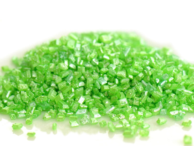 Glimmer Zucker grün, 100g - Tortendekoshop