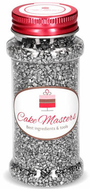 Glimmer Zucker silber, 100g - Tortendekoshop