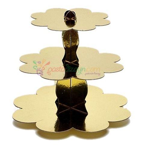 Gold Cupcake Ständer - Tortendekoshop