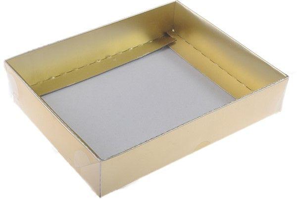 Gold Deko Schachteln, 12x15x3cm - Tortendekoshop