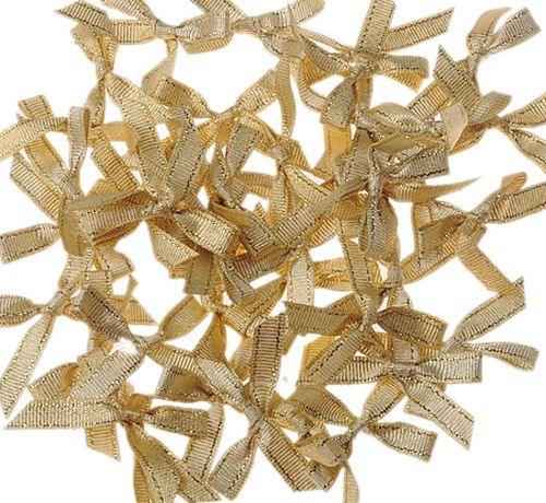 Gold Deko Schleife - Tortendekoshop