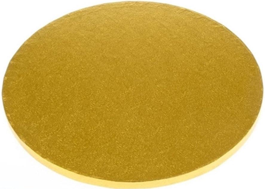 Gold Tortenunterlage Rund, 30.5cm - Tortendekoshop