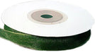 Grün Organza Schleifenband, 1cm - Tortendekoshop