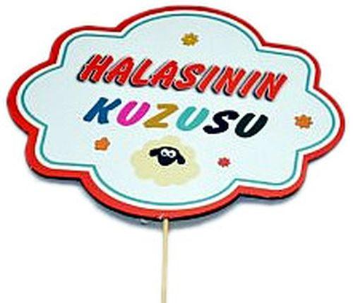 Halasinin Kuzusu Deko Sprechballon - Tortendekoshop