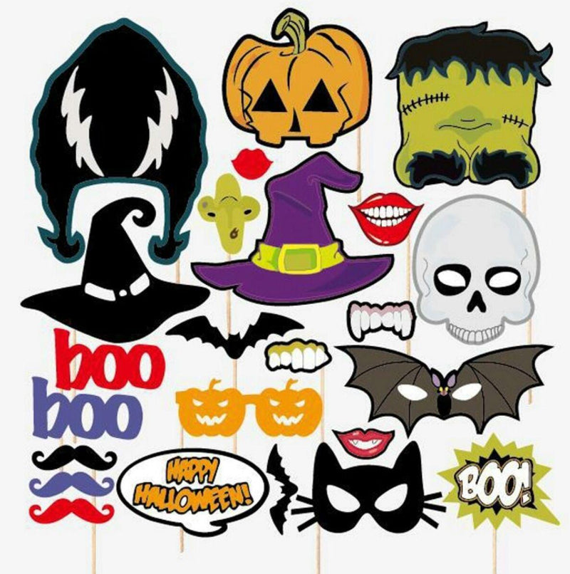 Halloween Thema Sprechblasen Set - Tortendekoshop