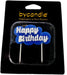 Happy Birthday Kerze, blau - Tortendekoshop